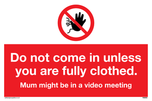 YA6053: Do not come in