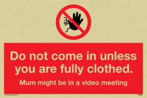YA6053: Do not come in