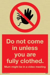 YA6053: Do not come in