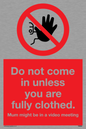 YA6053: Do not come in