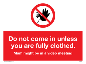YA6053: Do not come in