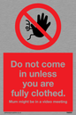 YA6053: Do not come in