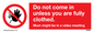 YA6053: Do not come in