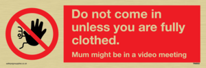 YA6053: Do not come in