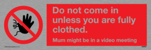 YA6053: Do not come in