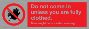 YA6053: Do not come in