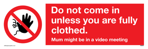 YA6053: Do not come in