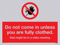 YA6056: Do not come in