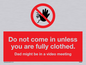 YA6056: Do not come in