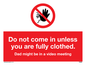 YA6056: Do not come in