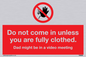 YA6056: Do not come in