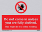 YA6056: Do not come in
