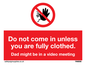 YA6056: Do not come in
