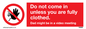 YA6056: Do not come in