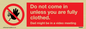 YA6056: Do not come in