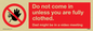 YA6056: Do not come in