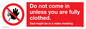 YA6056: Do not come in