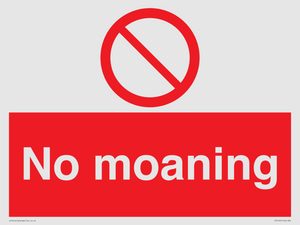 YP5144: No Moaning