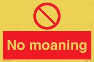 YP5144: No Moaning