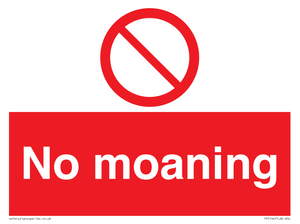 YP5144: No Moaning