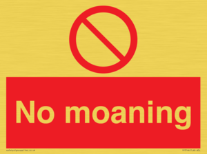 YP5144: No Moaning