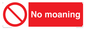 YP5144: No Moaning