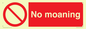 YP5144: No Moaning