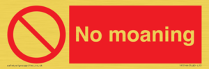 YP5144: No Moaning
