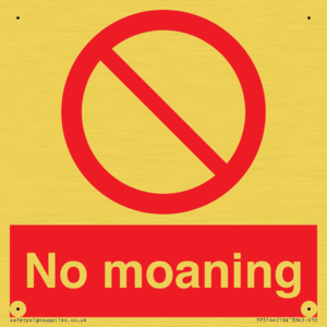 YP5144: No Moaning
