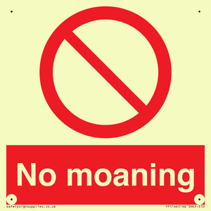 YP5144: No Moaning