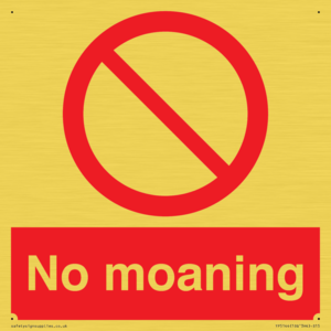 YP5144: No Moaning