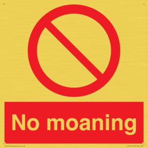 YP5144: No Moaning