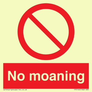 YP5144: No Moaning
