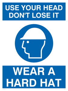 YP5147: Wear a hard hat