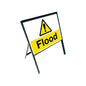 Warning Metal A-frame